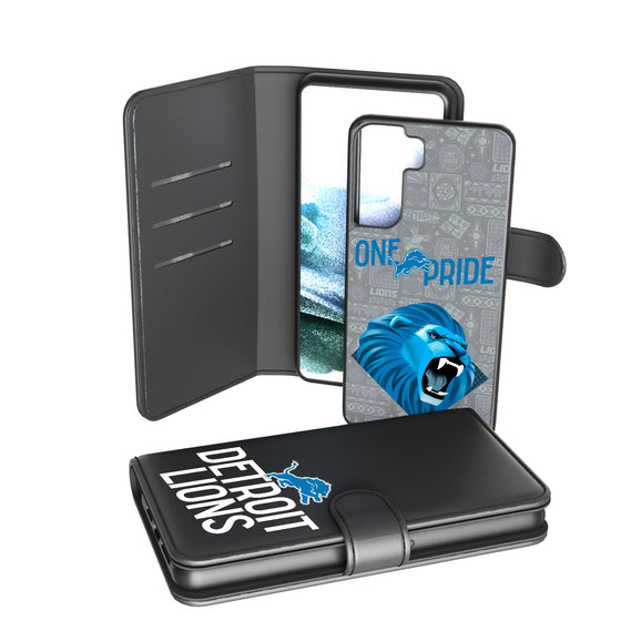 Detroit Lions 2024 Illustrated Limited Edition Wallet Phone Case-1