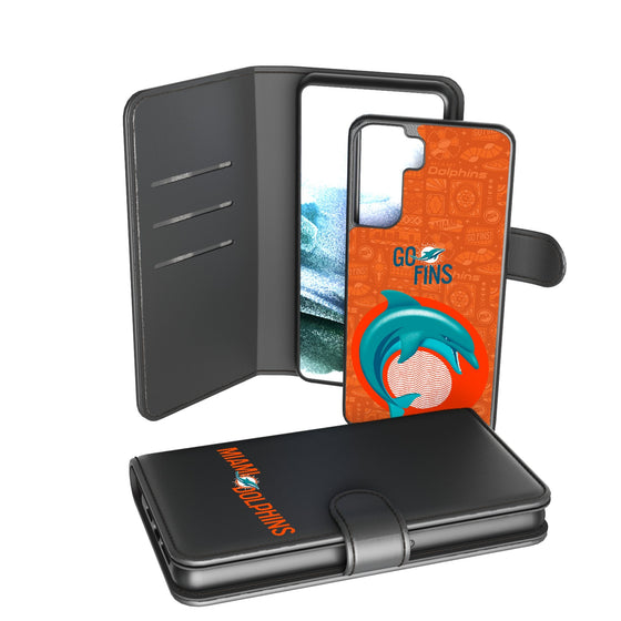 Miami Dolphins 2024 Illustrated Limited Edition Wallet Phone Case-1
