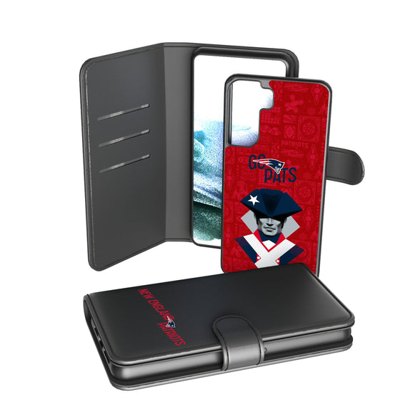 New England Patriots 2024 Illustrated Limited Edition Wallet Phone Case-1