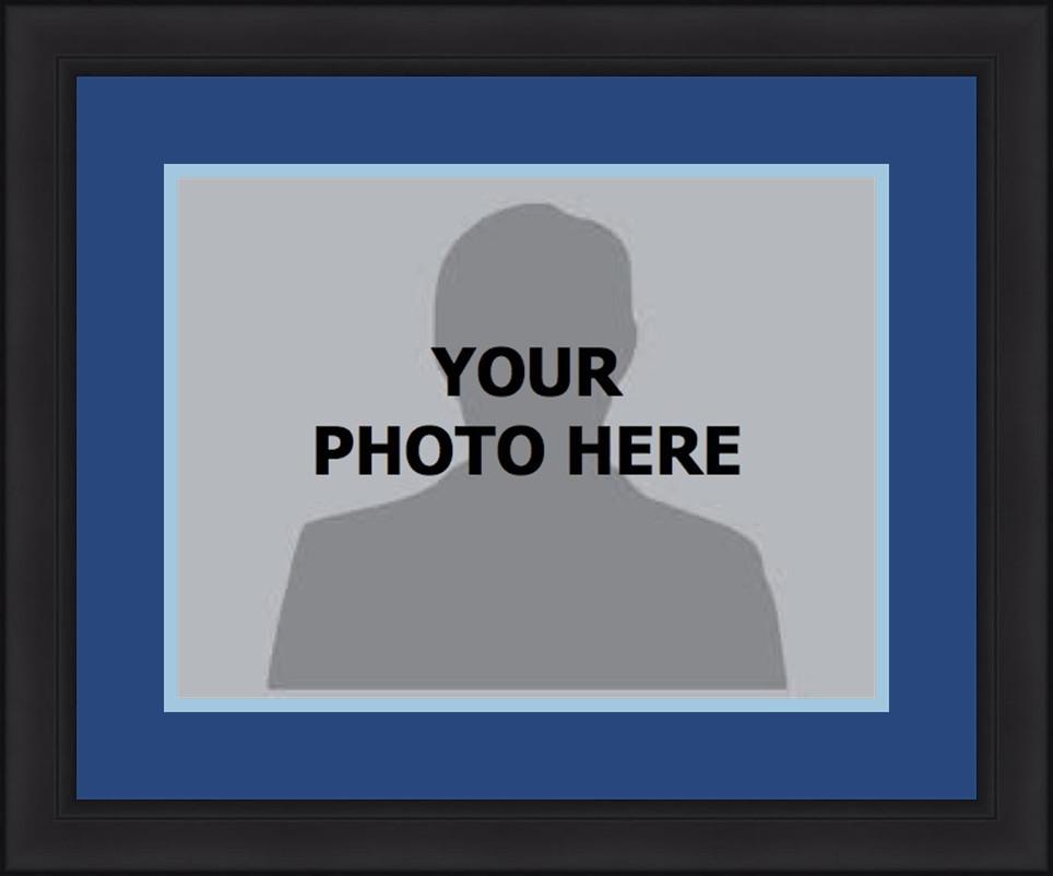 MLB Baseball Photo Picture Frame Kit - Tampa Bay Rays (Blue Matting, Light Blue Trim) - Sports Collectibles, Sports Memorabilia, Sports Fan Shop, Sports Gifts