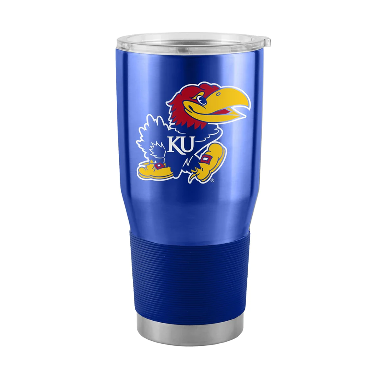 Kansas Jayhawks Travel Tumbler 30oz Stainless Steel - Sports Collectibles, Sports Memorabilia, Sports Fan Shop, Sports Gifts