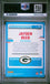 Graded 2023 Panini Donruss Optic Jayden Reed #239 Blue Hyper Rookie RC Football Card PSA 10 Gem Mint