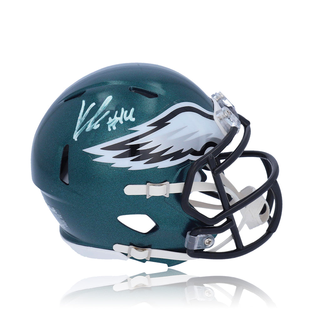 Kenneth Gainwell Philadelphia Eagles Autographed Speed Mini-Helmet - Sports Collectibles, Sports Memorabilia, Sports Fan Shop, Sports Gifts