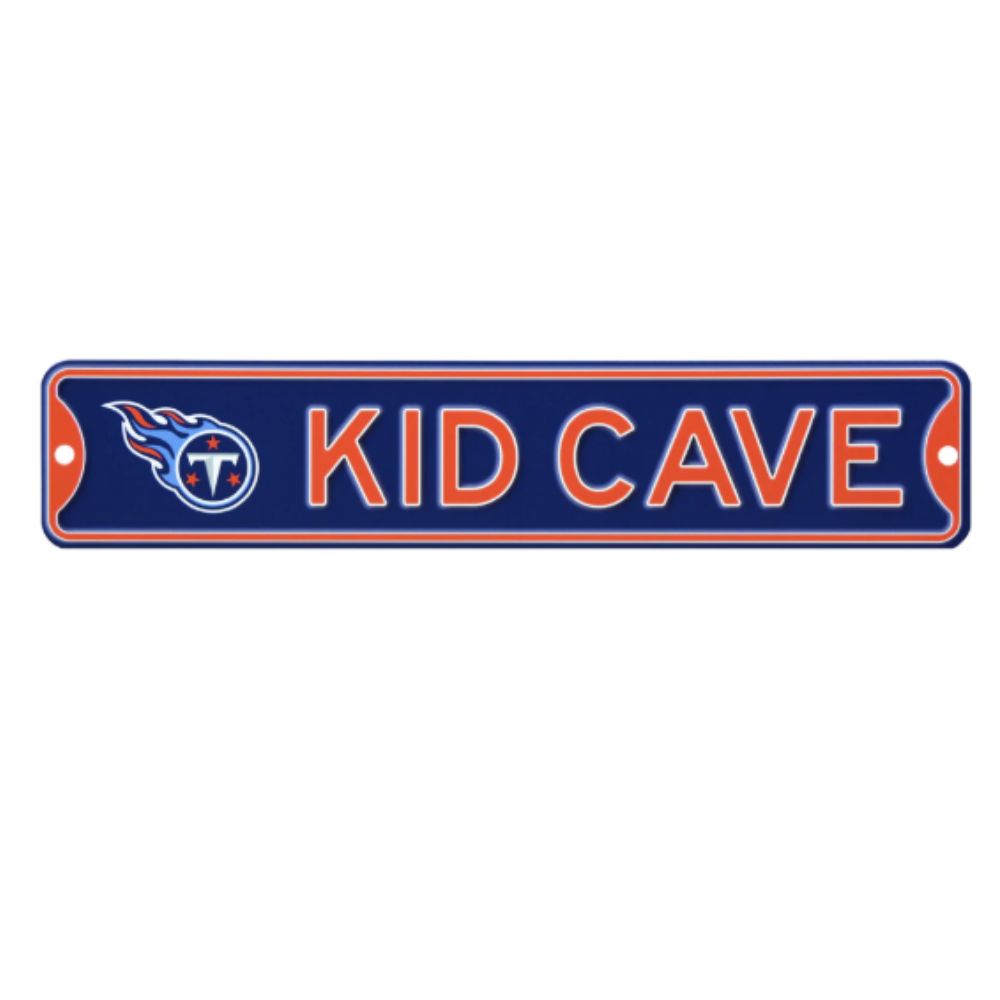 Tennessee Titans - KID CAVE - Steel Street Sign