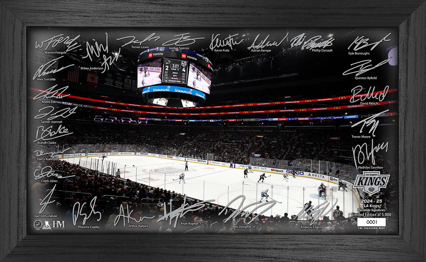 Los Angeles Kings 2024-25 Signature Rink - Sports Collectibles, Sports Memorabilia, Sports Fan Shop, Sports Gifts