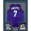 Framed Autographed/Signed Kon Knueppel 35x39 Charlotte Purple Basketball Jersey JSA COA