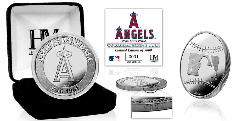 Los Angeles Angels Silver Coin - Sports Collectibles, Sports Memorabilia, Sports Fan Shop, Sports Gifts