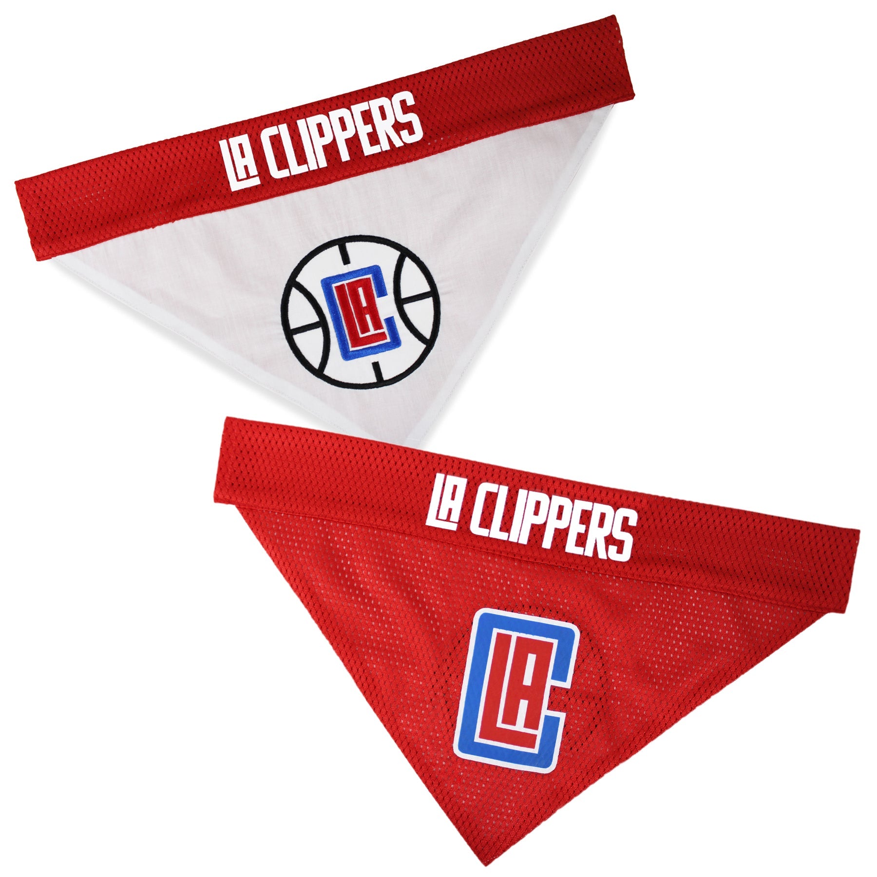 Los Angeles Clippers Reversible Bandana Pets First - Sports Collectibles, Sports Memorabilia, Sports Fan Shop, Sports Gifts