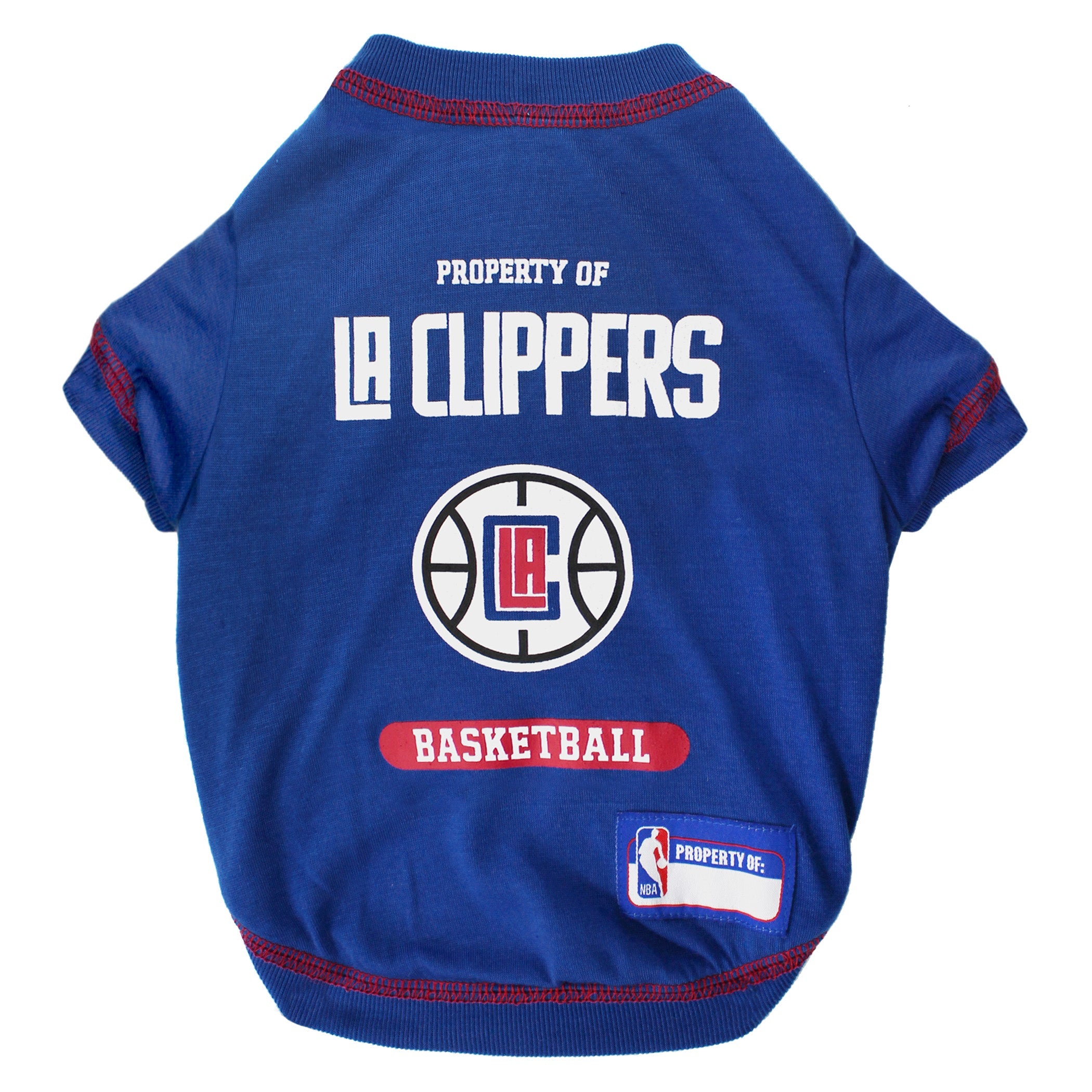 Los Angeles Clippers Dog Tee Pets First - Sports Collectibles, Sports Memorabilia, Sports Fan Shop, Sports Gifts