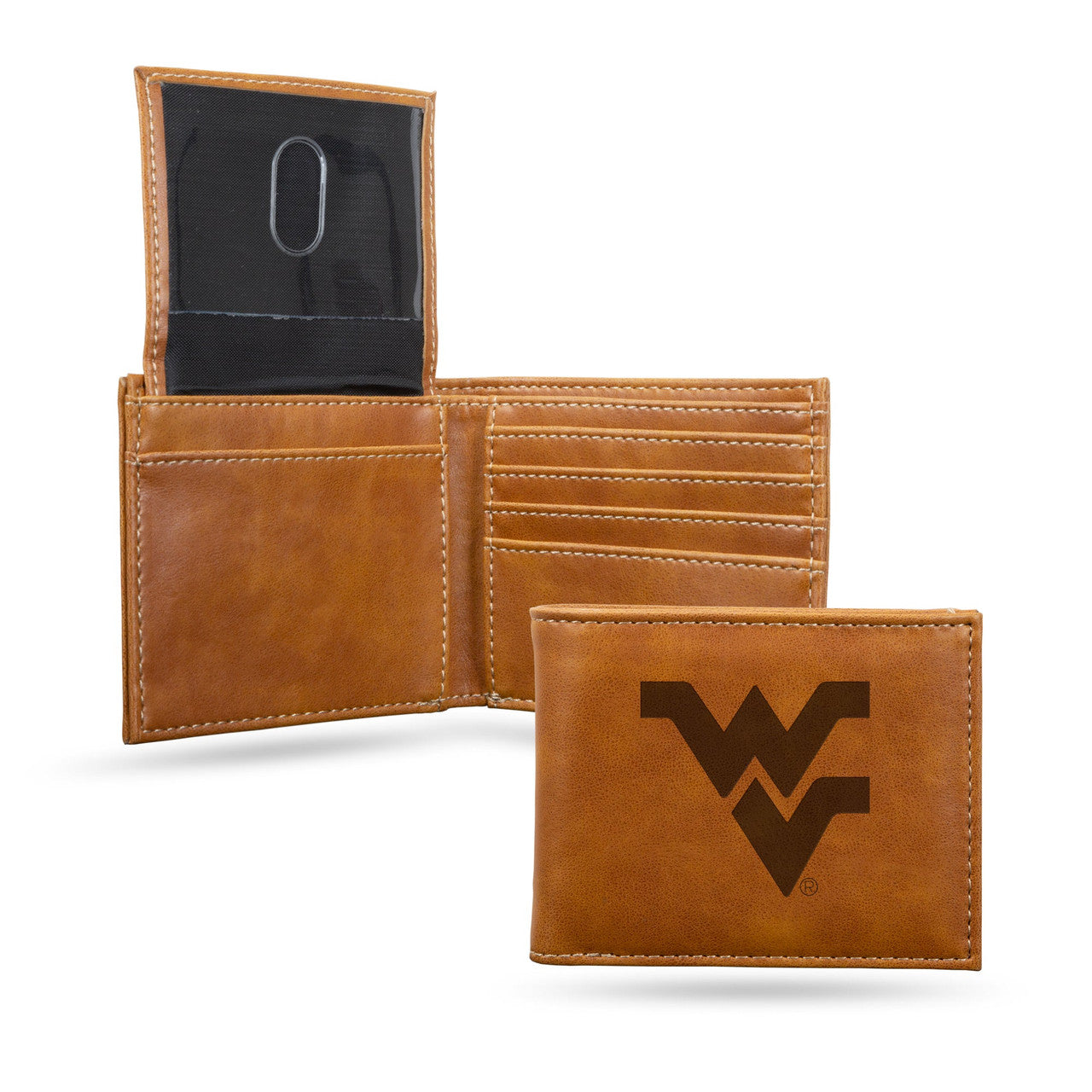 West Virginia Mountaineers Wallet Billfold Laser Engraved - Sports Collectibles, Sports Memorabilia, Sports Fan Shop, Sports Gifts