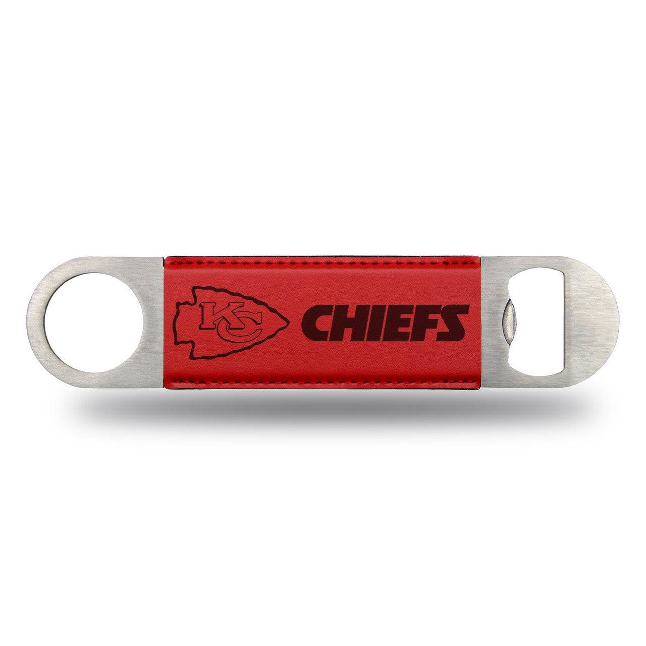 Kansas City Chiefs Bar Blade Bottle Opener Laser Engraved - Sports Collectibles, Sports Memorabilia, Sports Fan Shop, Sports Gifts
