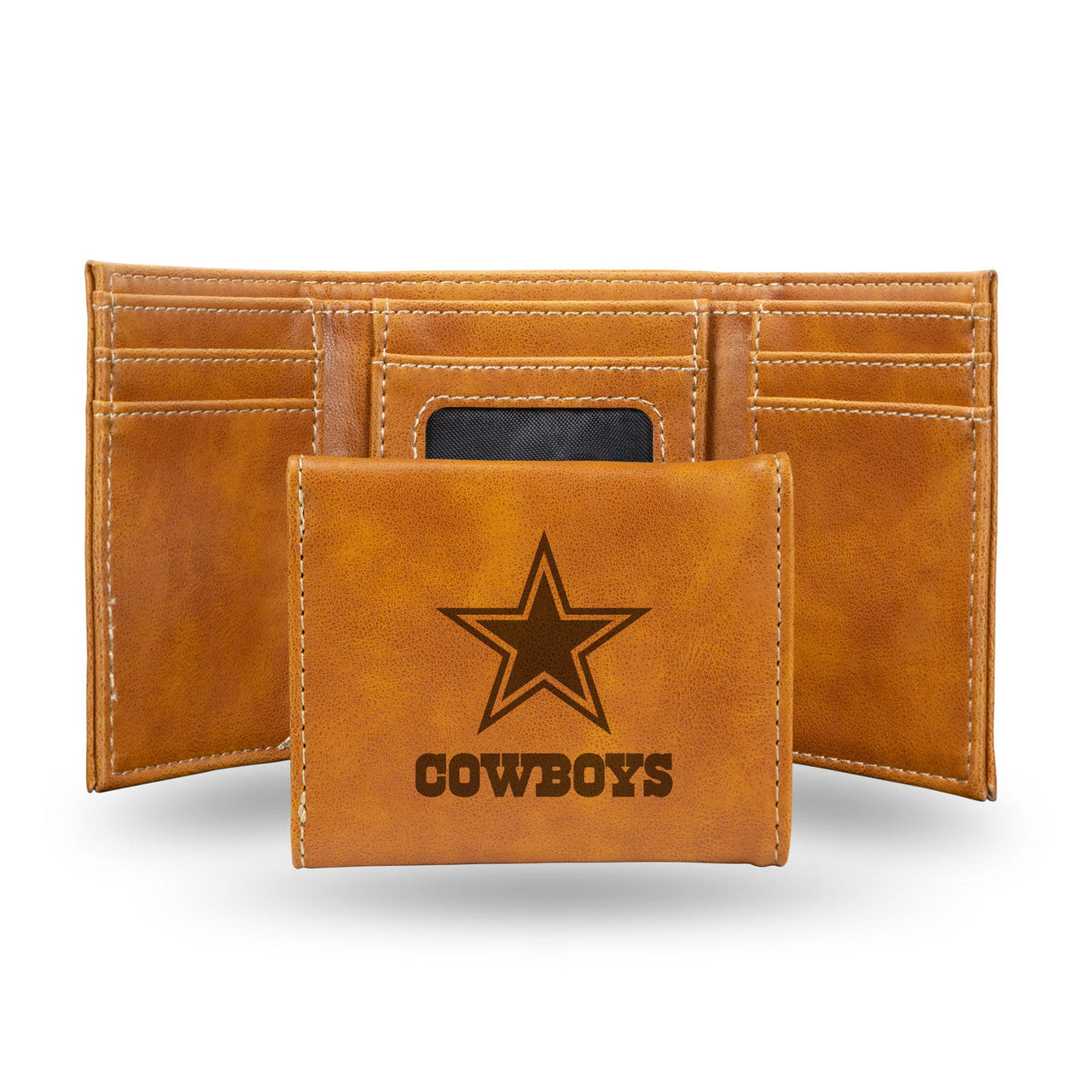 Dallas Cowboys Wallet Trifold Laser Engraved - Sports Collectibles, Sports Memorabilia, Sports Fan Shop, Sports Gifts
