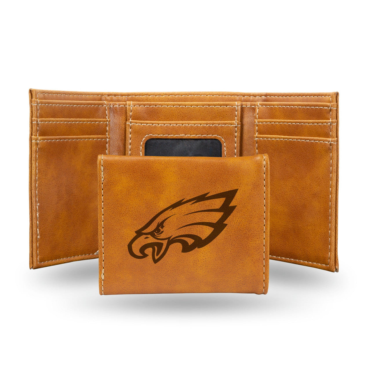 Philadelphia Eagles Wallet Trifold Laser Engraved - Sports Collectibles, Sports Memorabilia, Sports Fan Shop, Sports Gifts