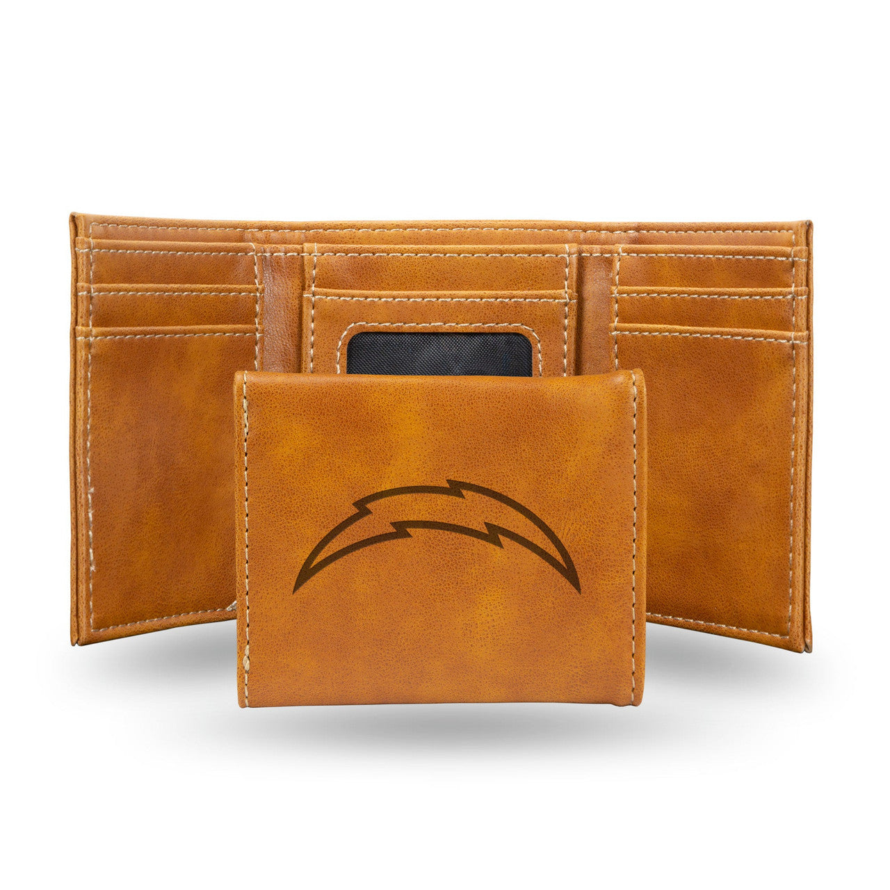 Los Angeles Chargers Wallet Trifold Laser Engraved - Sports Collectibles, Sports Memorabilia, Sports Fan Shop, Sports Gifts