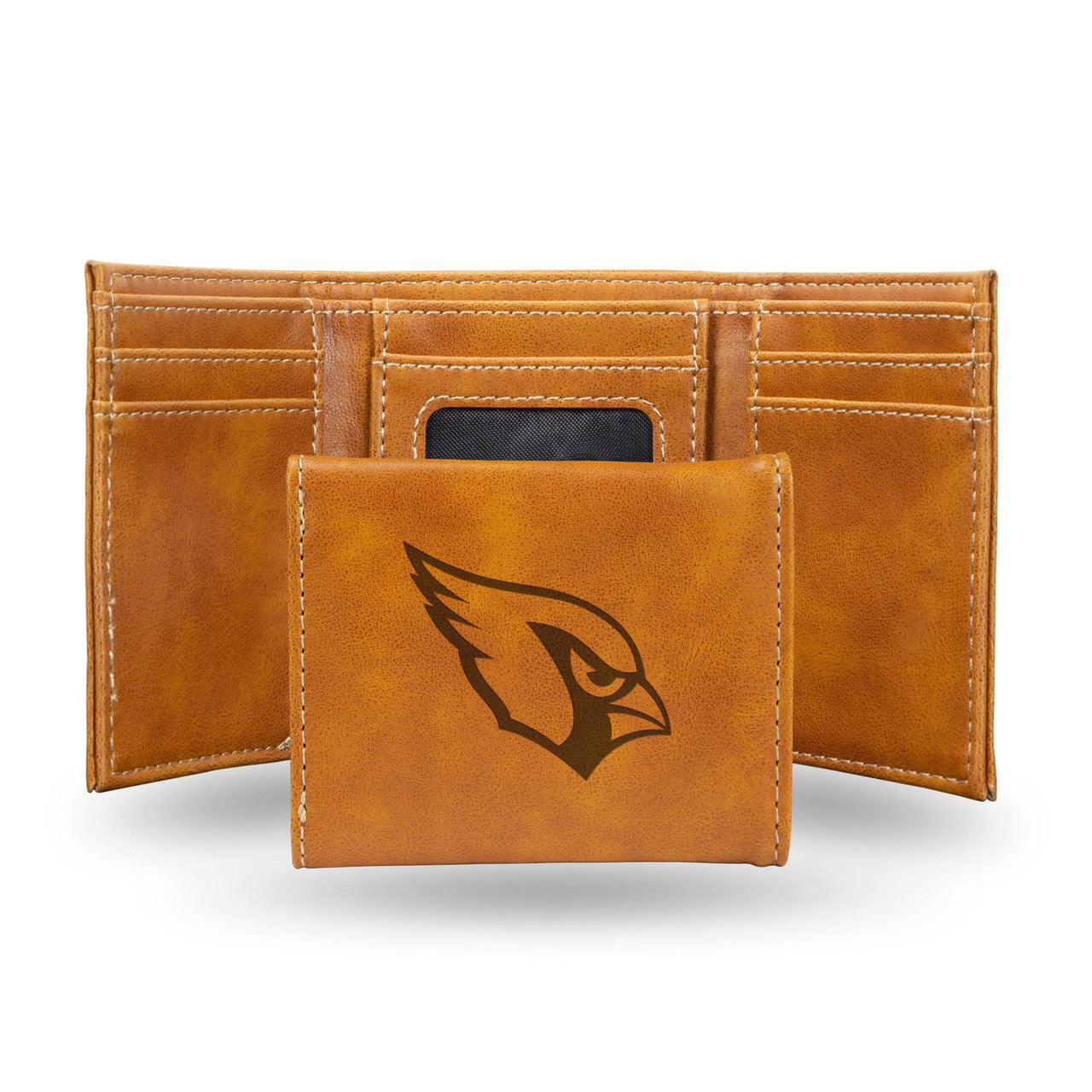 Arizona Cardinals Wallet Trifold Laser Engraved - Sports Collectibles, Sports Memorabilia, Sports Fan Shop, Sports Gifts