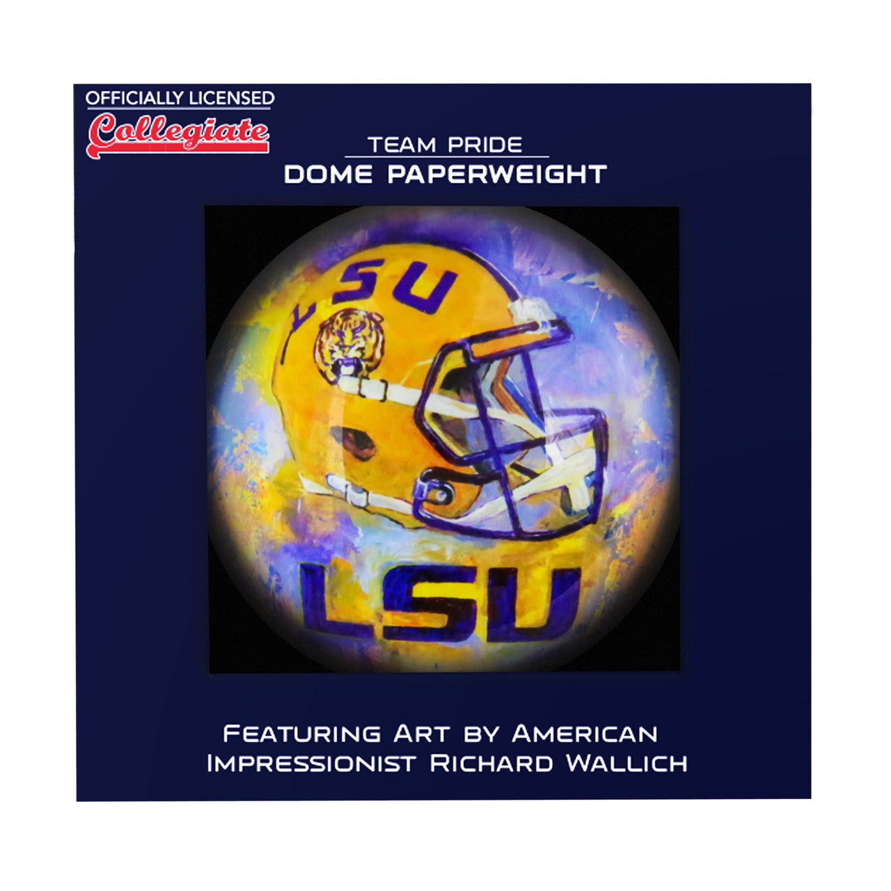 LSU Tigers Paperweight Domed - Sports Collectibles, Sports Memorabilia, Sports Fan Shop, Sports Gifts