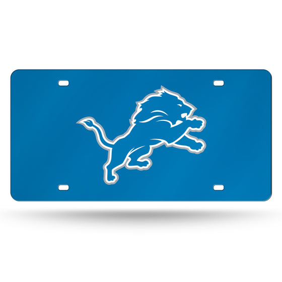 NFL Football Detroit Lions  12" x 6" Laser Cut Tag For Car/Truck/SUV - Automobile Décor