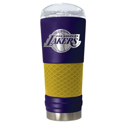 Los Angeles Lakers "The Draft" 24 oz. Stainless Steel Travel Tumbler - Sports Collectibles, Sports Memorabilia, Sports Fan Shop, Sports Gifts