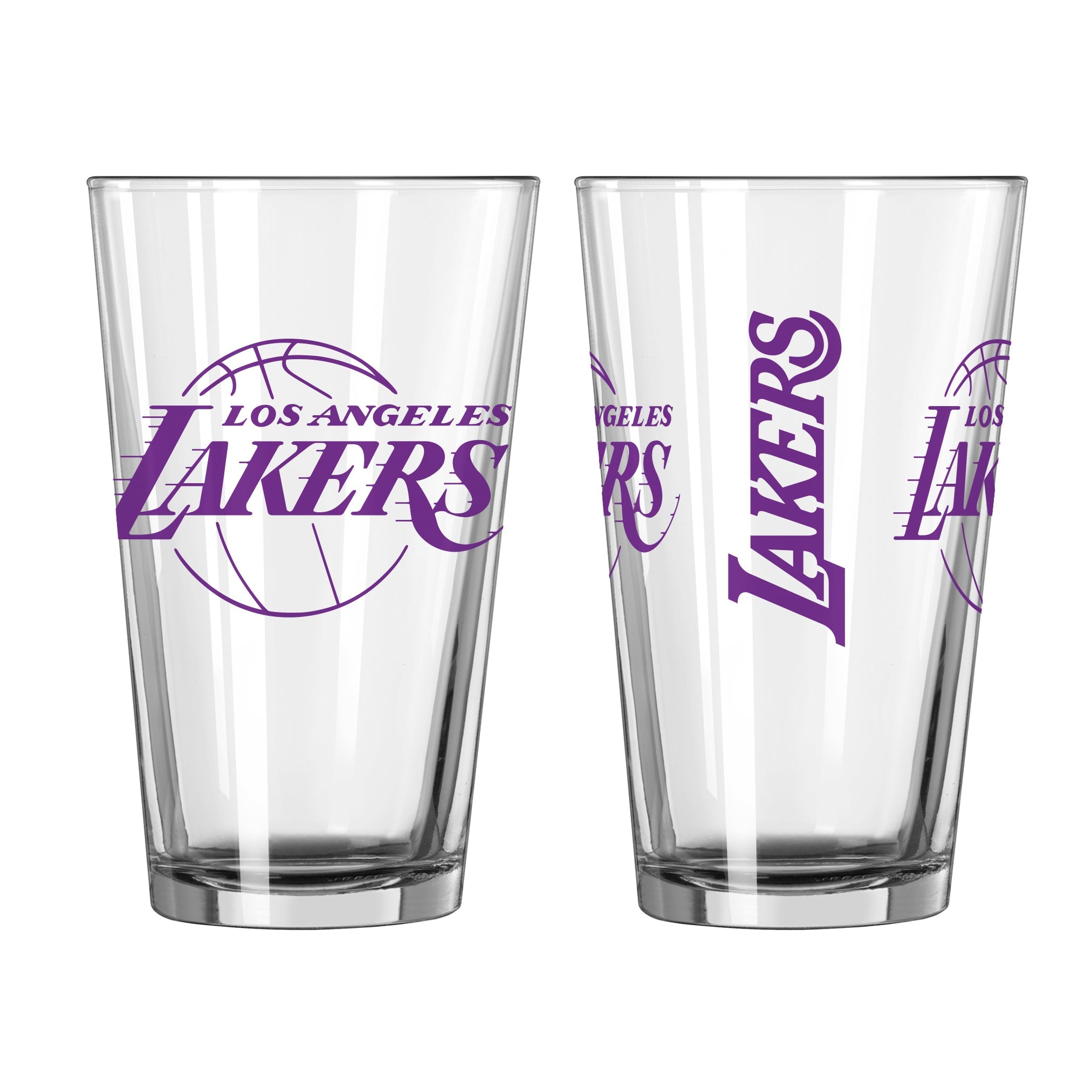 Los Angeles Lakers Game Day Pint Glass - Sports Collectibles, Sports Memorabilia, Sports Fan Shop, Sports Gifts