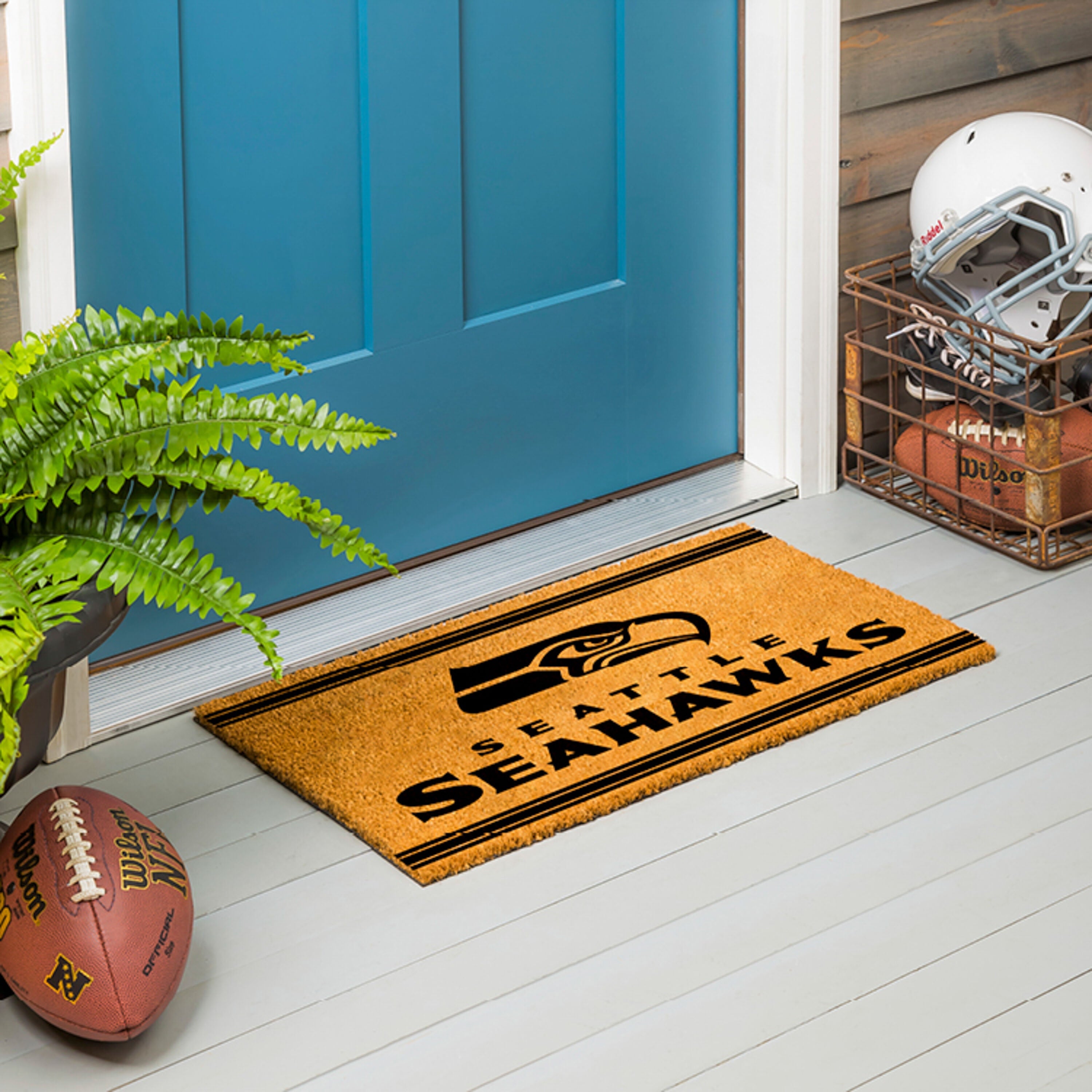 Seattle Seahawks, Coir Mat 1C - Sports Gifts, Sports Memorabilia, Sports Collectibles, Fan Shop