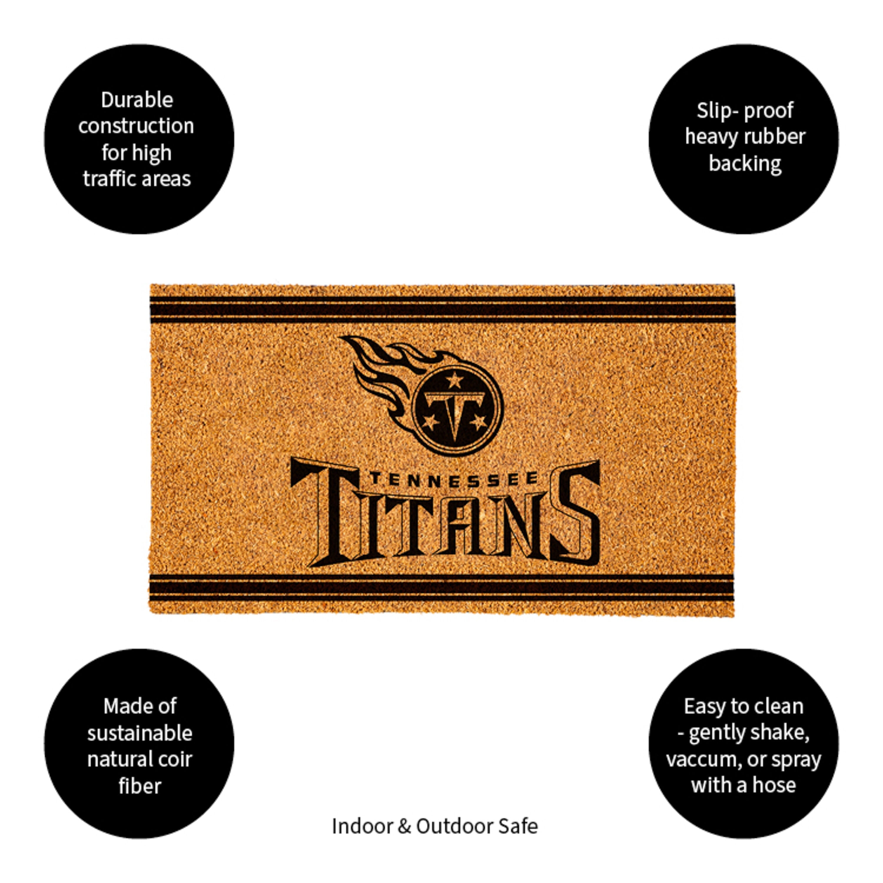 Tennessee Titans, Coir Mat 1C - Sports Gifts, Sports Memorabilia, Sports Collectibles, Fan Shop