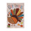 Tom Turkey Thanksgiving Burlap Garden Flag