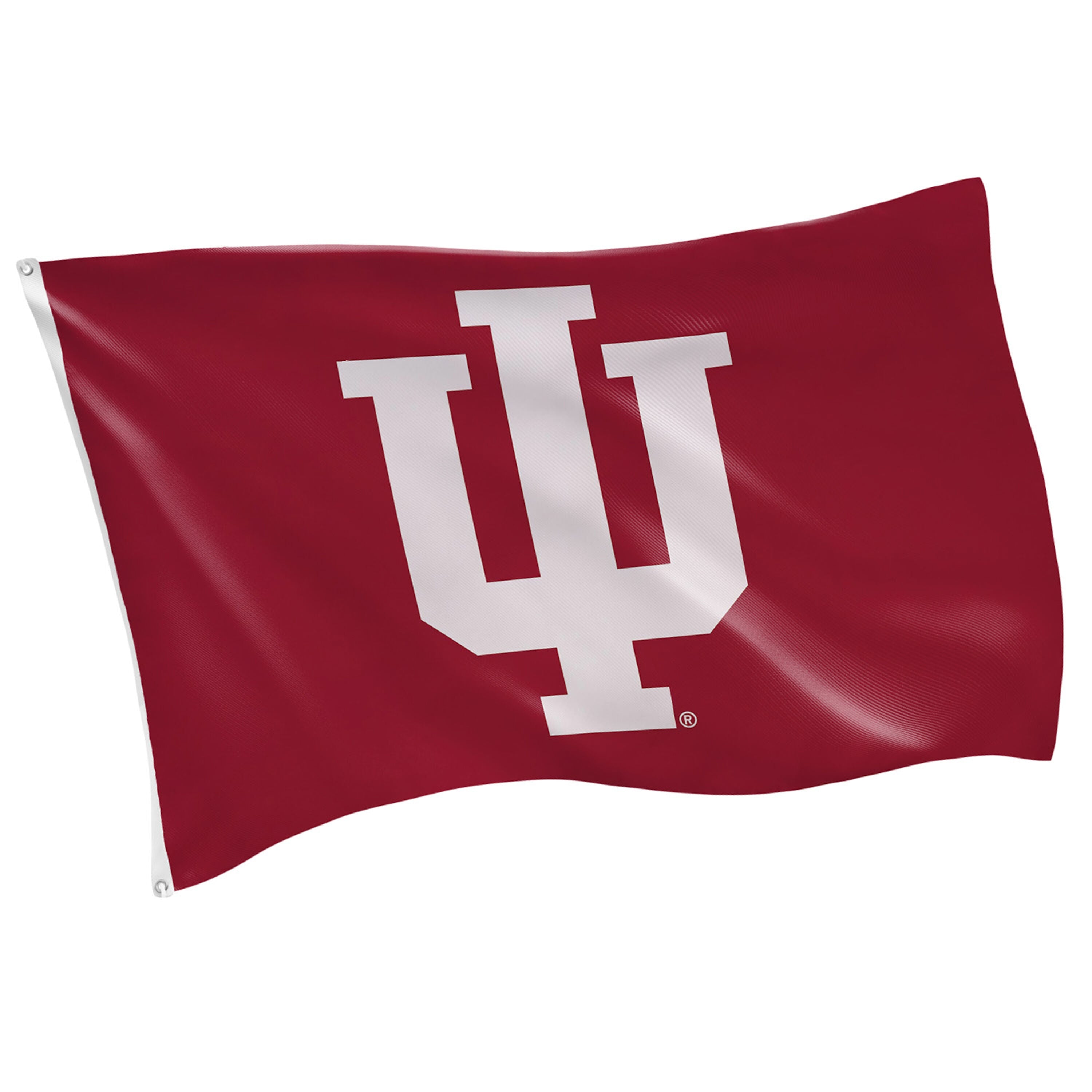 3'x5' Single Sided Flag w/ 2 Grommets, Indiana University