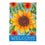 Sunflower Welcome Suede Garden Flag - Sports Gifts, Sports Memorabilia, Sports Collectibles, Fan Shop