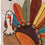 Tom Turkey Thanksgiving Burlap Garden Flag