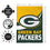 Green Bay Packers Burlap Flag House Size - Sports Gifts, Sports Memorabilia, Sports Collectibles, Fan Shop