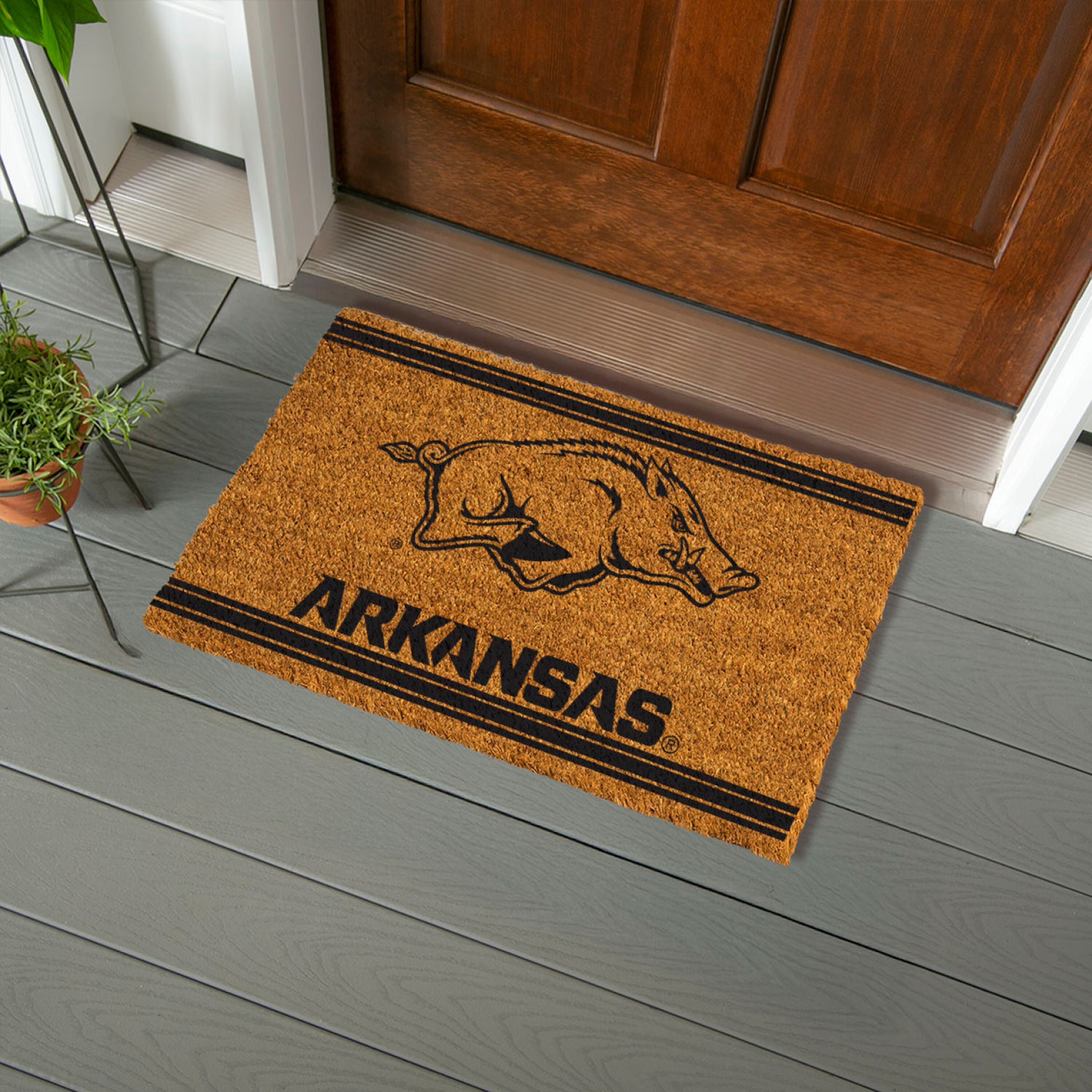 University of Arkansas, Coir Mat 1C - Sports Gifts, Sports Memorabilia, Sports Collectibles, Fan Shop