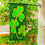Lucky Clovers Applique House Flag - Sports Gifts, Sports Memorabilia, Sports Collectibles, Fan Shop