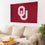 University of Oklahoma Single Sided Estate Flag with 2 Grommets, 3'x5'