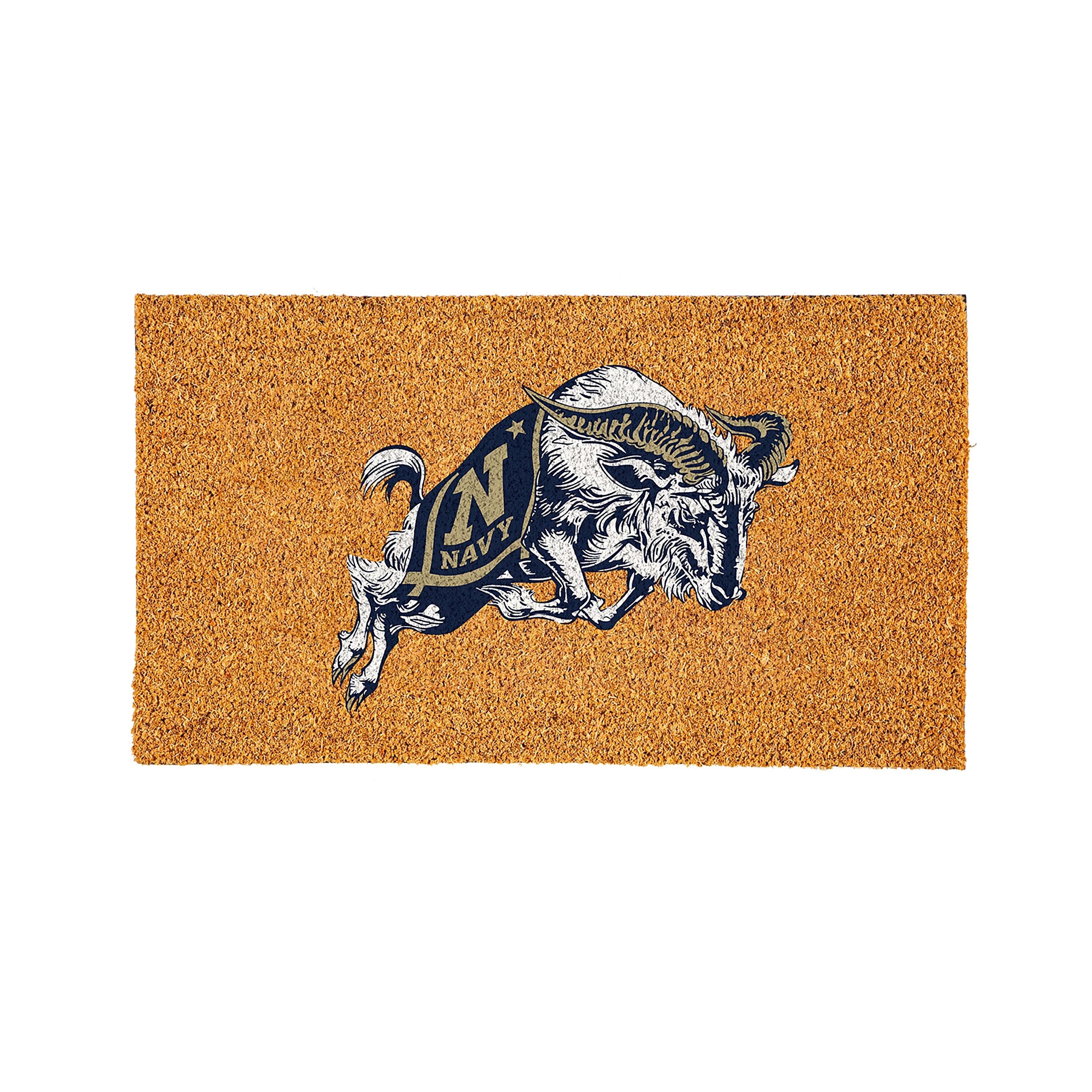 Coir Mat, 16"x28", US Naval Academy - Sports Gifts, Sports Memorabilia, Sports Collectibles, Fan Shop