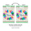 Colorful Bunny Wreath Garden Applique Flag