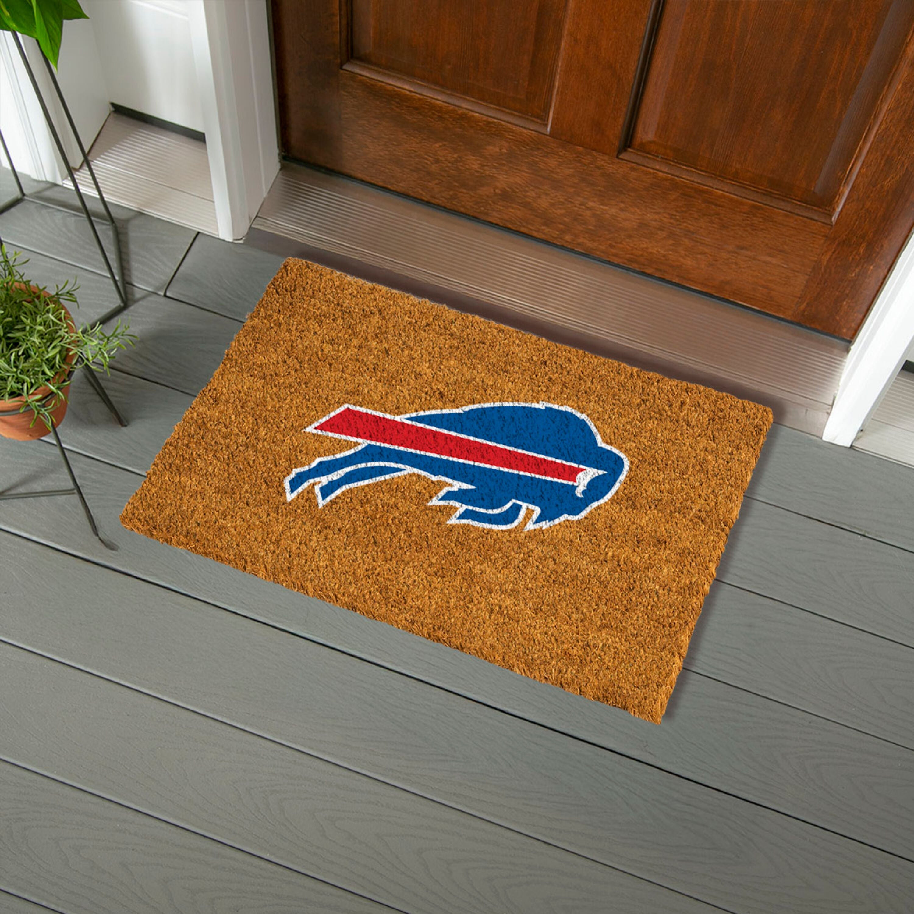 Coir Mat, 16"x28", Buffalo Bills - Sports Gifts, Sports Memorabilia, Sports Collectibles, Fan Shop
