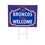 Boise State University Coroplast Yard Sign, "Fans Welcome"