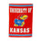 Embossed Suede Flag, GDN Size, University of Kansas - Sports Gifts, Sports Memorabilia, Sports Collectibles, Fan Shop