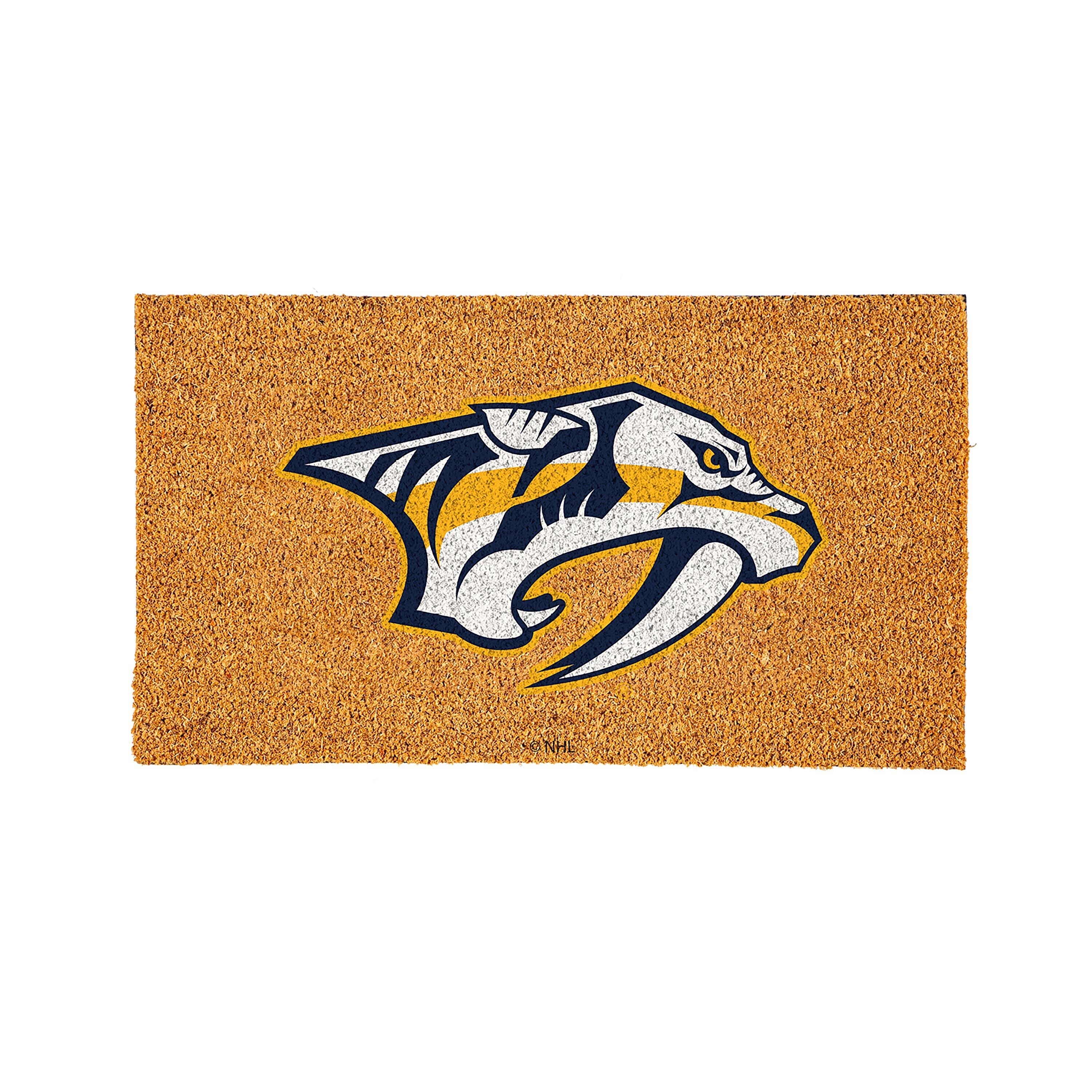 Coir Mat, 16"x28", Nashville Predators - Sports Gifts, Sports Memorabilia, Sports Collectibles, Fan Shop
