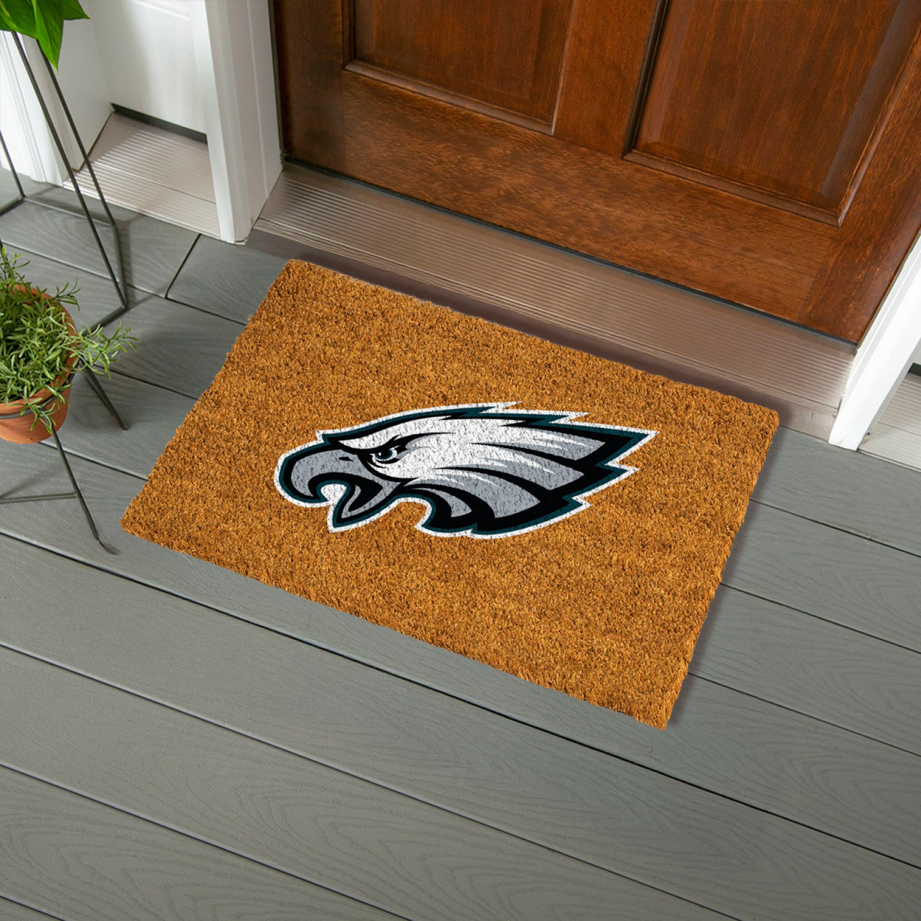 Coir Mat, 16"x28", Philadelphia Eagles - Sports Gifts, Sports Memorabilia, Sports Collectibles, Fan Shop