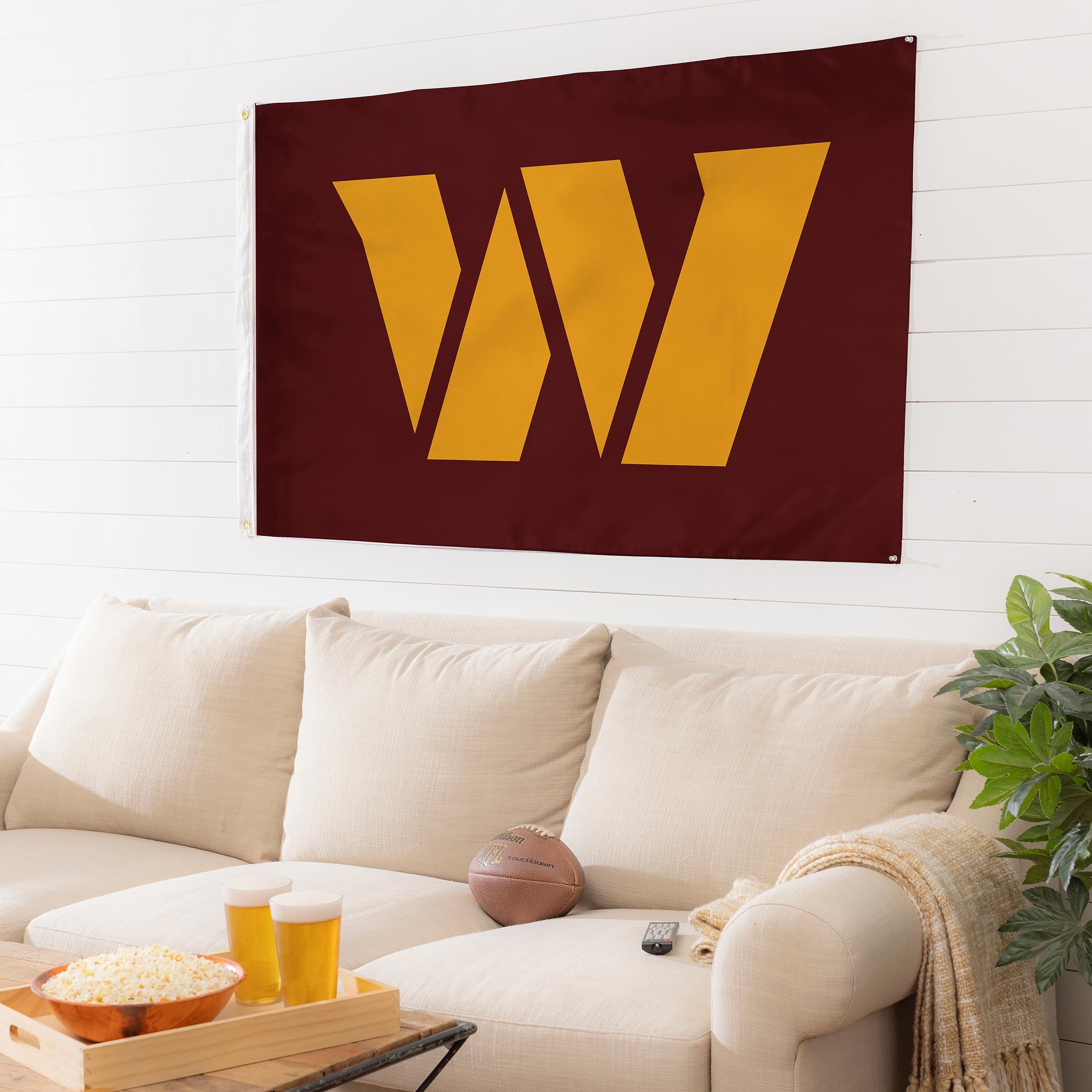 3'x5' Single Sided Flag w/ 2 Grommets, Washington Commanders