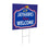 University of Kansas Coroplast Yard Sign, "Fans Welcome"