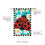 Ladybug with Daisies House Applique Flag