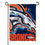 Denver Broncos Justin Patten Logo Suede Garden Flag