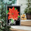 Joy Poinsettia Burlap Garden Flag - Sports Gifts, Sports Memorabilia, Sports Collectibles, Fan Shop