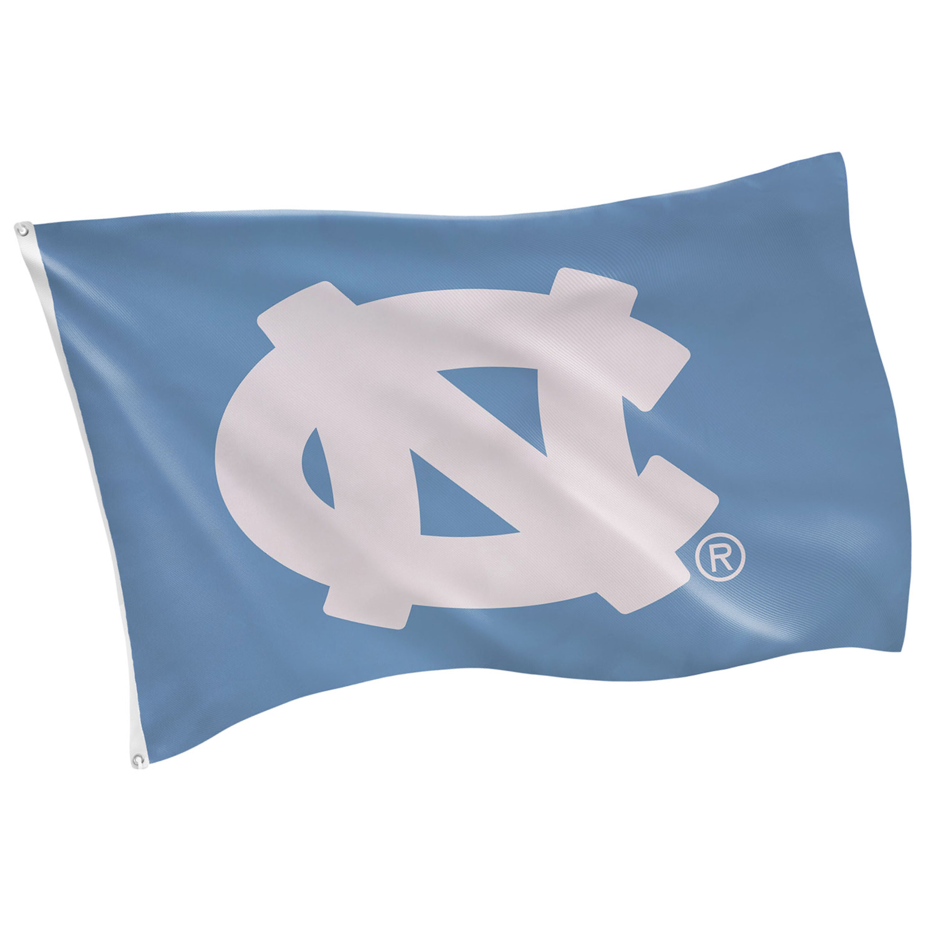 3'x5' Single Sided Flag w/ 2 Grommets, University of North Carolina