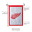 Detroit Red Wings Applique House Flag