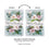 Merry Christmas Floral Applique Garden Flag