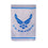 Embossed Suede Flag, House Size, Air Force - Sports Gifts, Sports Memorabilia, Sports Collectibles, Fan Shop
