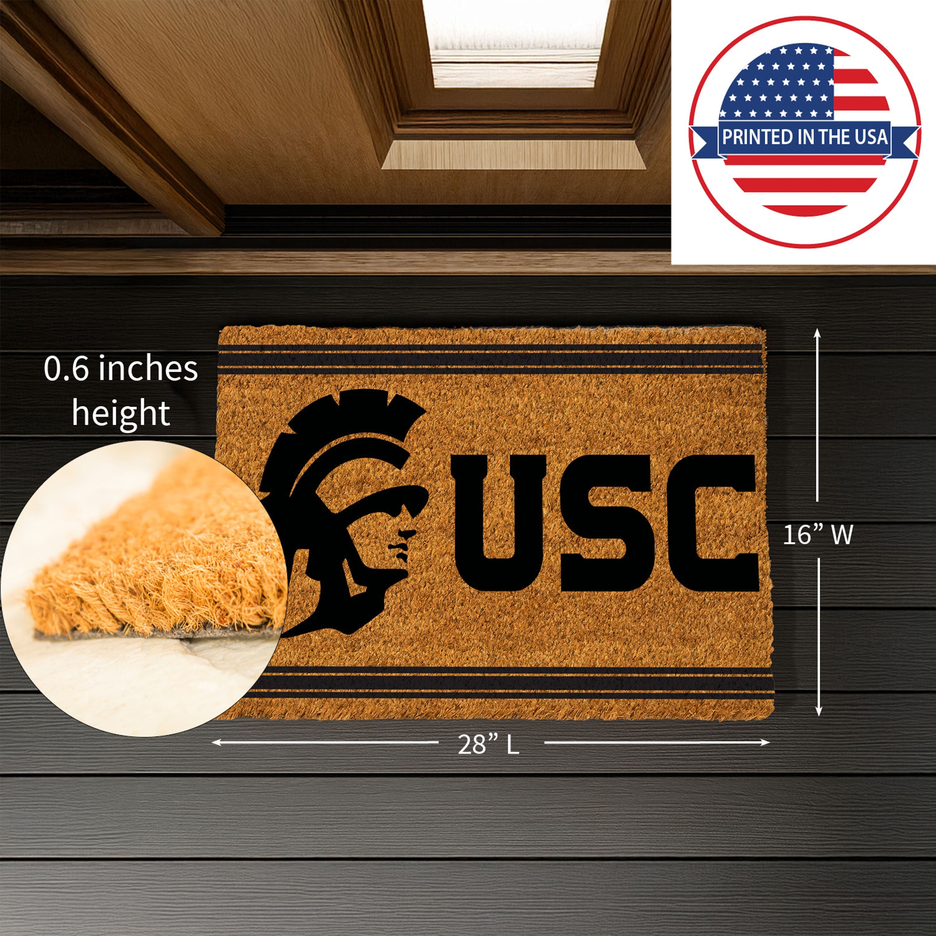 University of Southern California, Coir Mat 1C - Sports Gifts, Sports Memorabilia, Sports Collectibles, Fan Shop